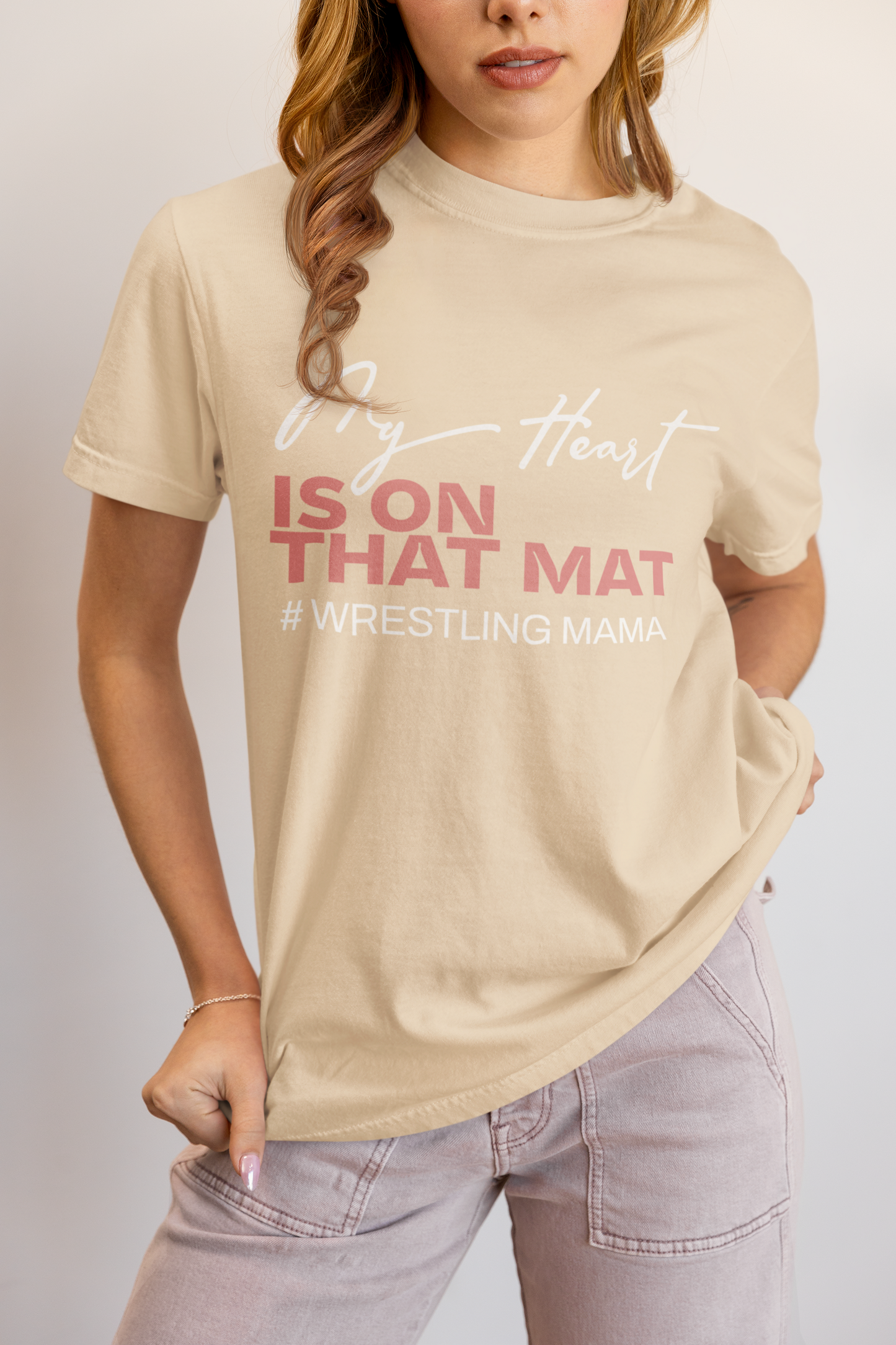 my-heart-is-on-that-mat-wrestling-mom-tee-soft-cream