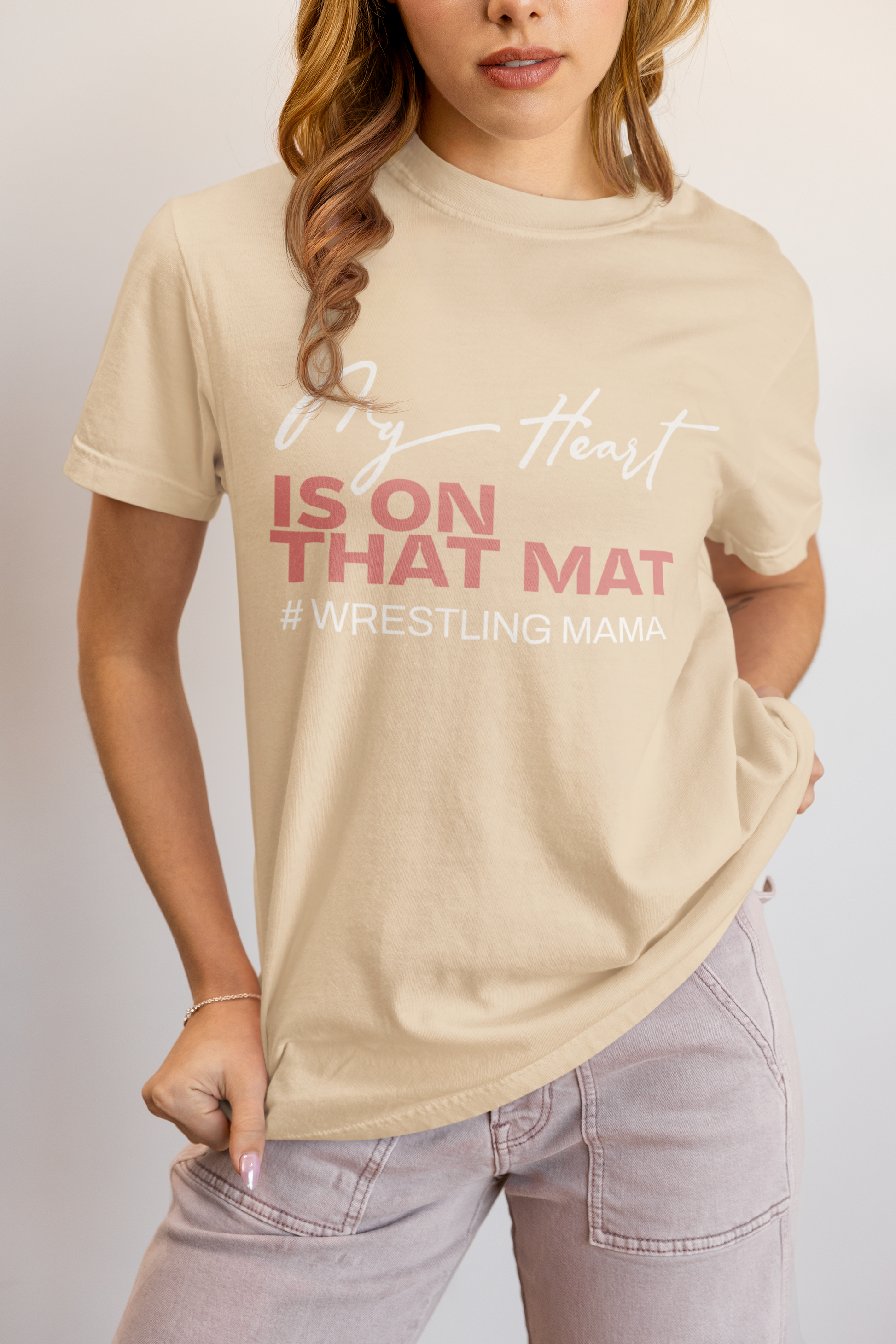 my-heart-is-on-that-mat-wrestling-mom-tee-soft-cream