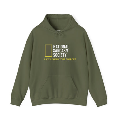 national-sarcasm-society-funny-hoodie-closeup-green