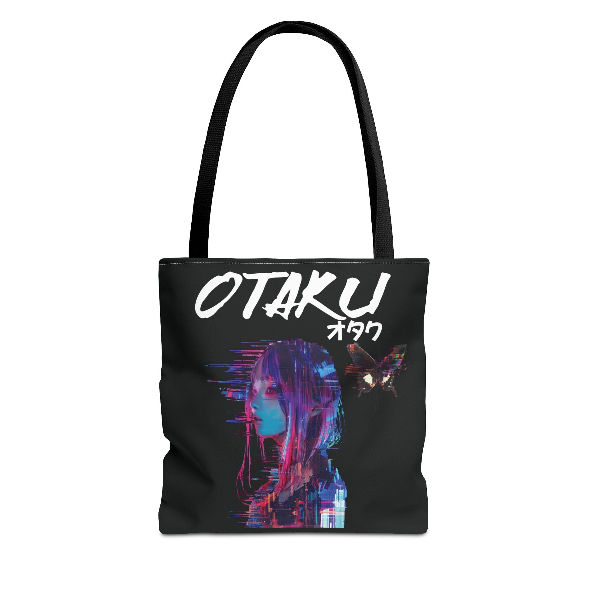 otaku-japanese-anime-tote-bag-small-black