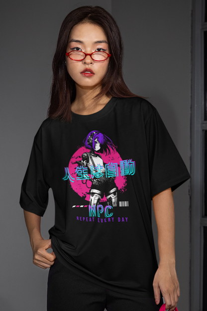 person-wearing-anime-npc-graphic-tee-color-black