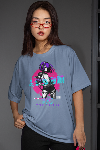 person-wearing-anime-npc-graphic-tee-color-blue