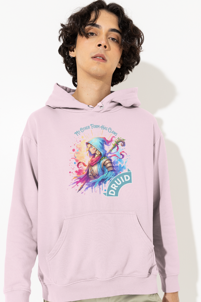 person-wearing-druid-class-rpg-unisex-hoodie-pink