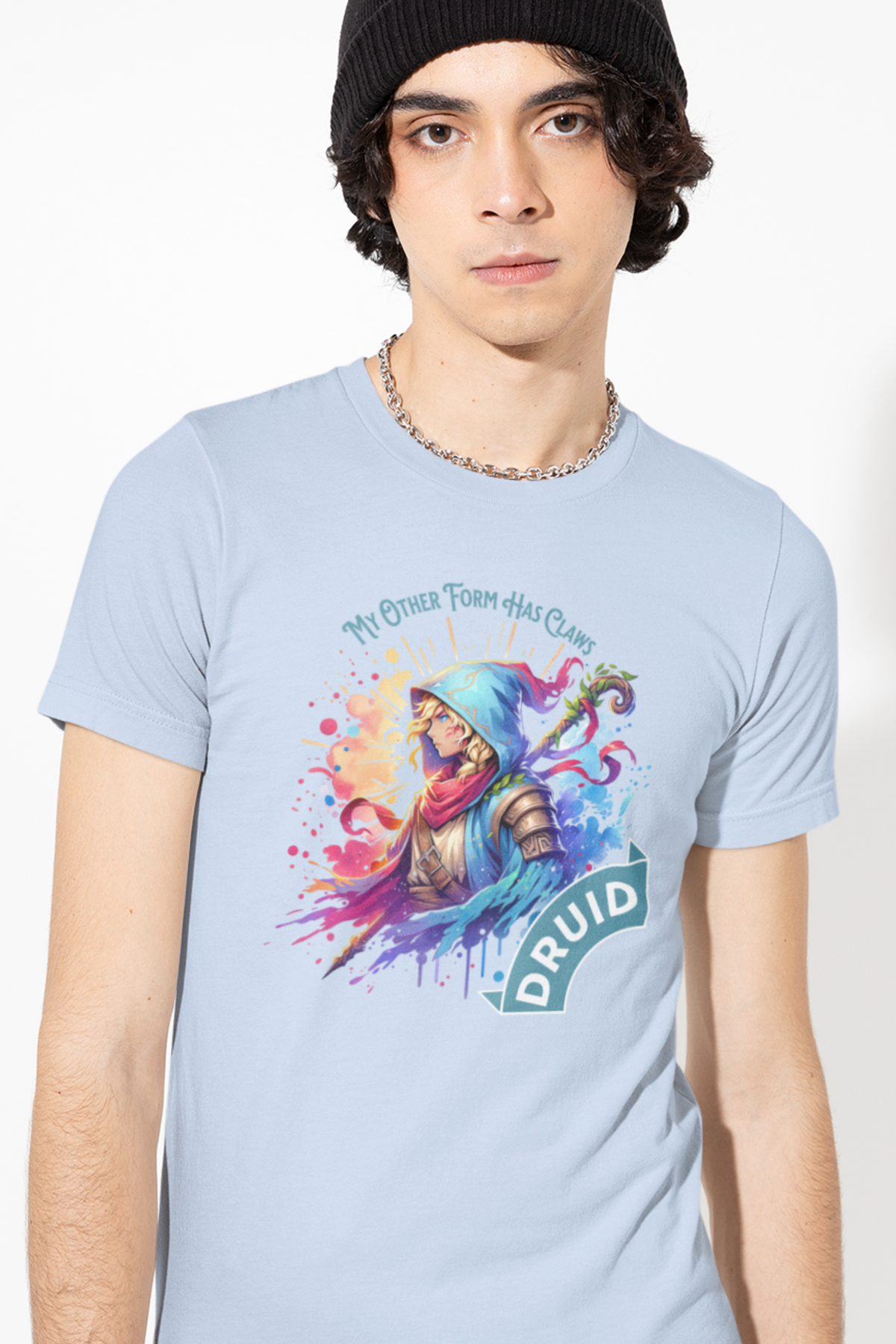 Person-wearing-druid-character-tabletop-rpg-graphic-color-blue