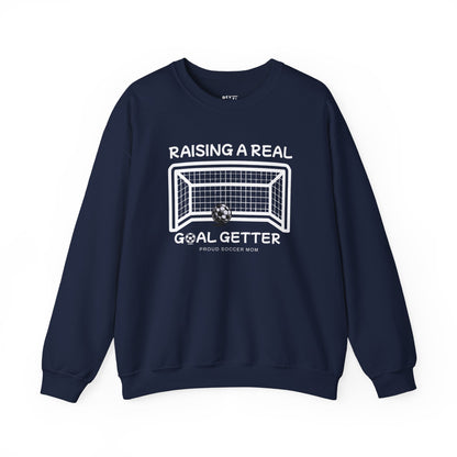 raising-a-real-goalgetter-soccer-mom-sweatshirt-closeup-navy
