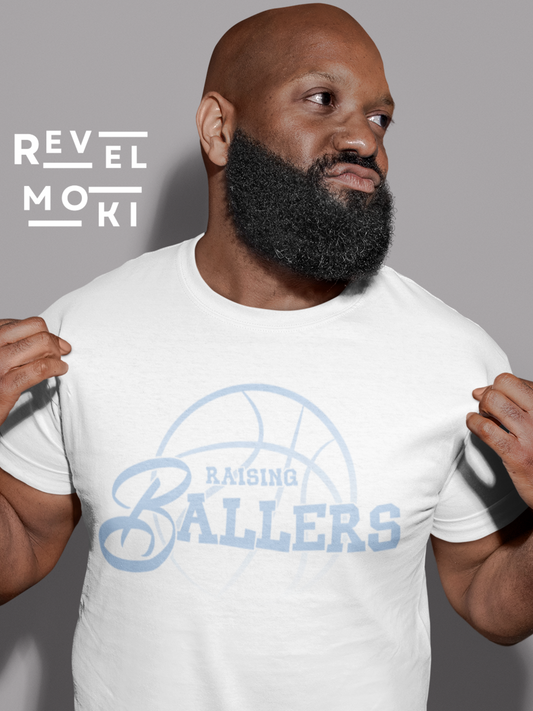 raising-ballers-basketball-dad-tshirt-white