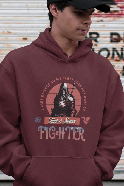 rpg-fighter-class-gaming-hoodie-maroon