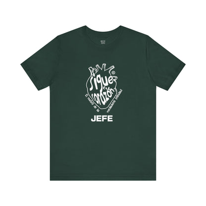 sigue-corazon-latino-mens-tshirt-closeup-forest-green
