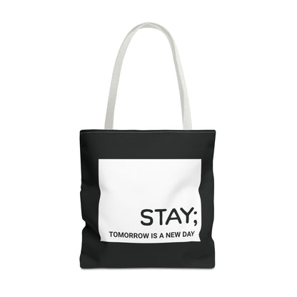 stay-mental-health-tote-bag-small-white-handle