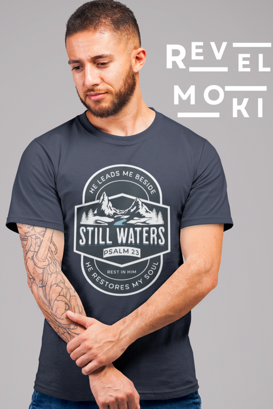 still-waters-psalm23-christian-tshirt-navy2