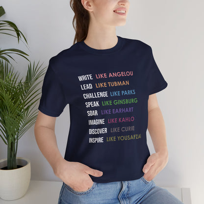 strong-women-woman-tee-closeup-navy