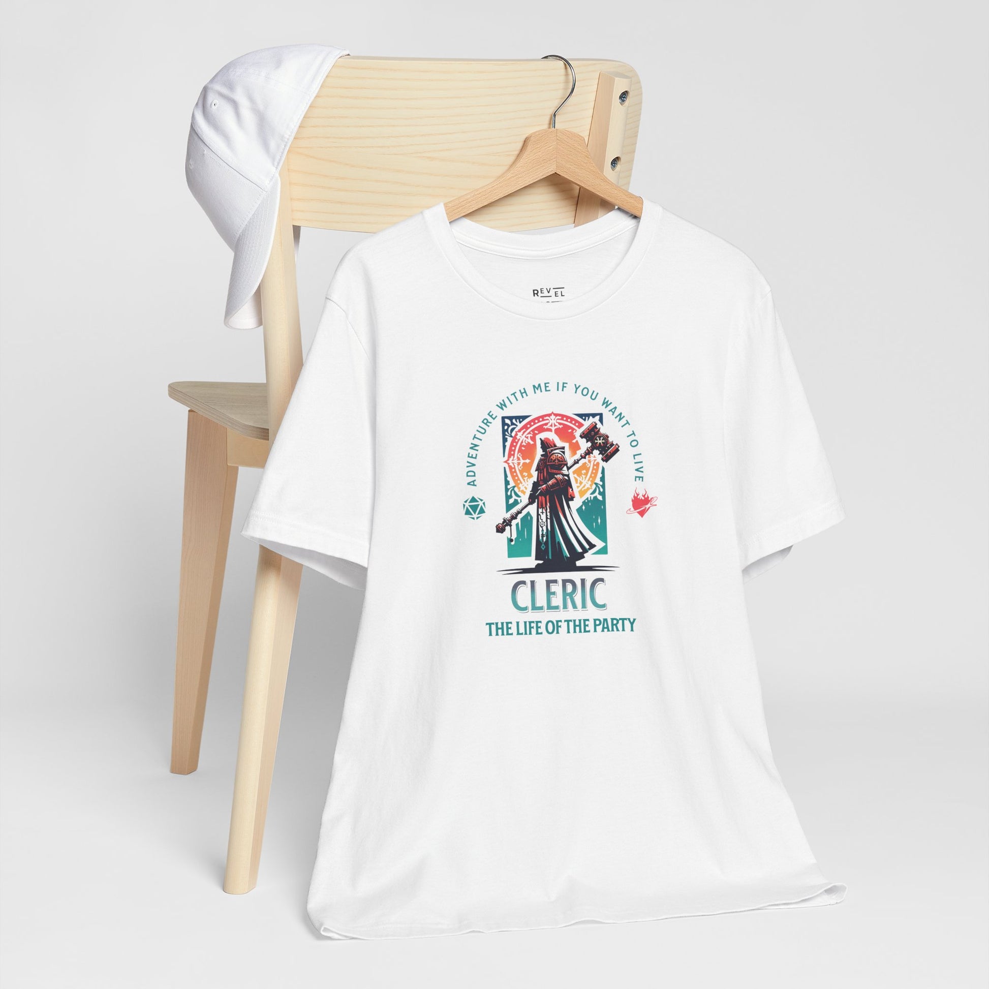 tabletop-roleplaying-cleric-class-tshirt-closeup-white