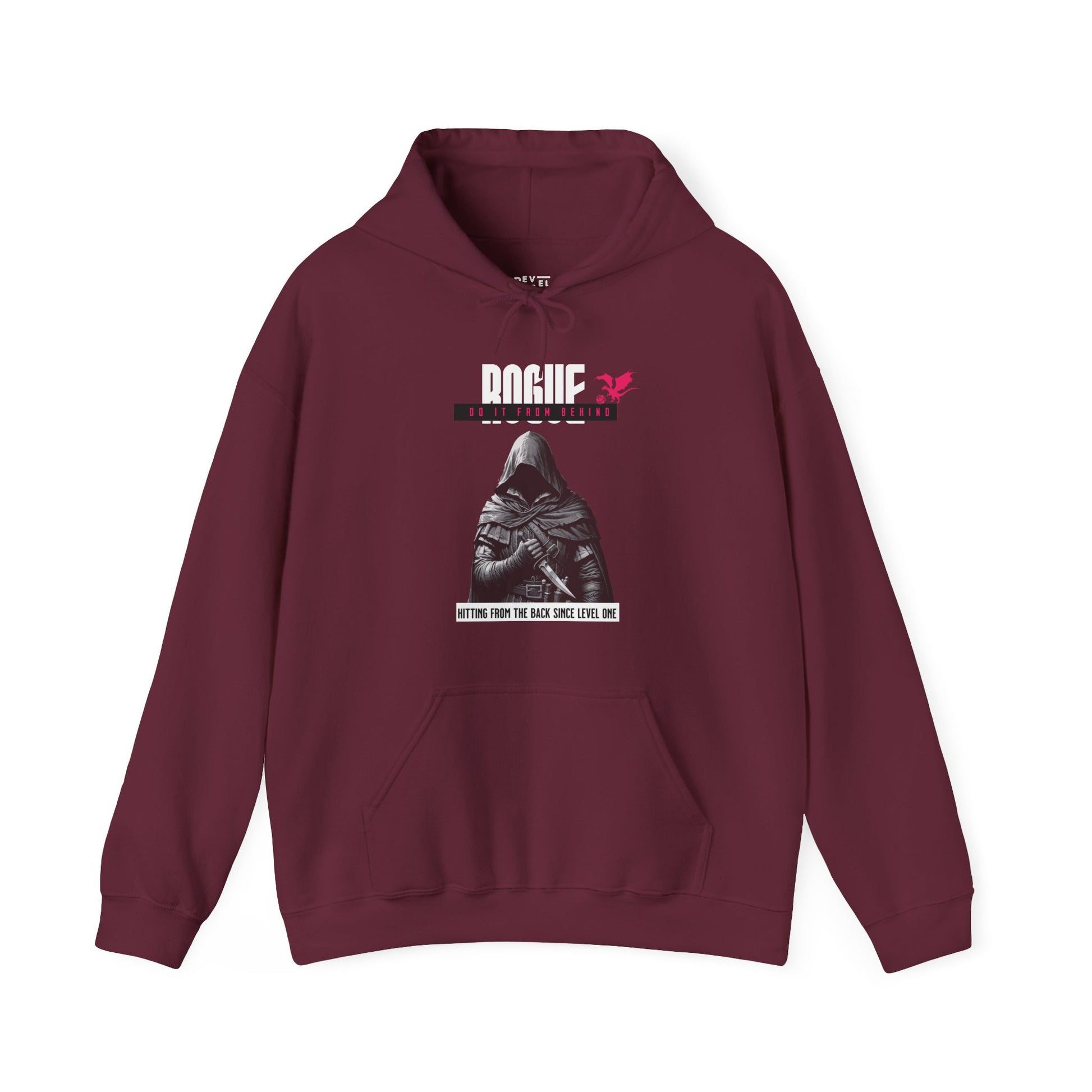 tabletop-rpg-rogue-class-inspired-hoodie-closeup-maroon