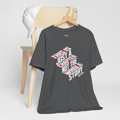 this-is-just-a-chapter-not-the-whole-story-keep-going-mental-health-tshirt-closeup-asphalt-gray