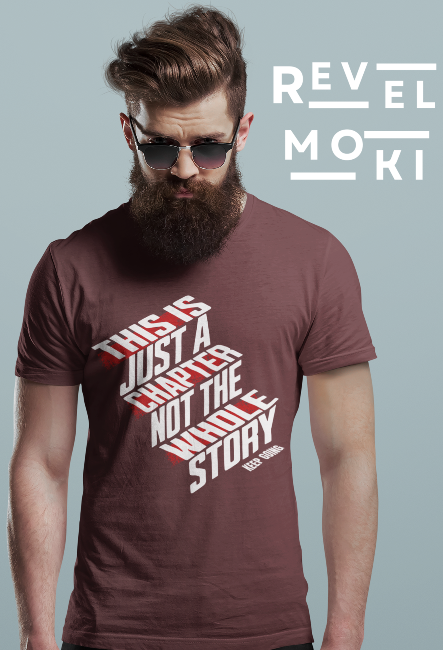 this-is-just-a-chapter-not-the-whole-story-keep-going-mental-health-tshirt-maroon