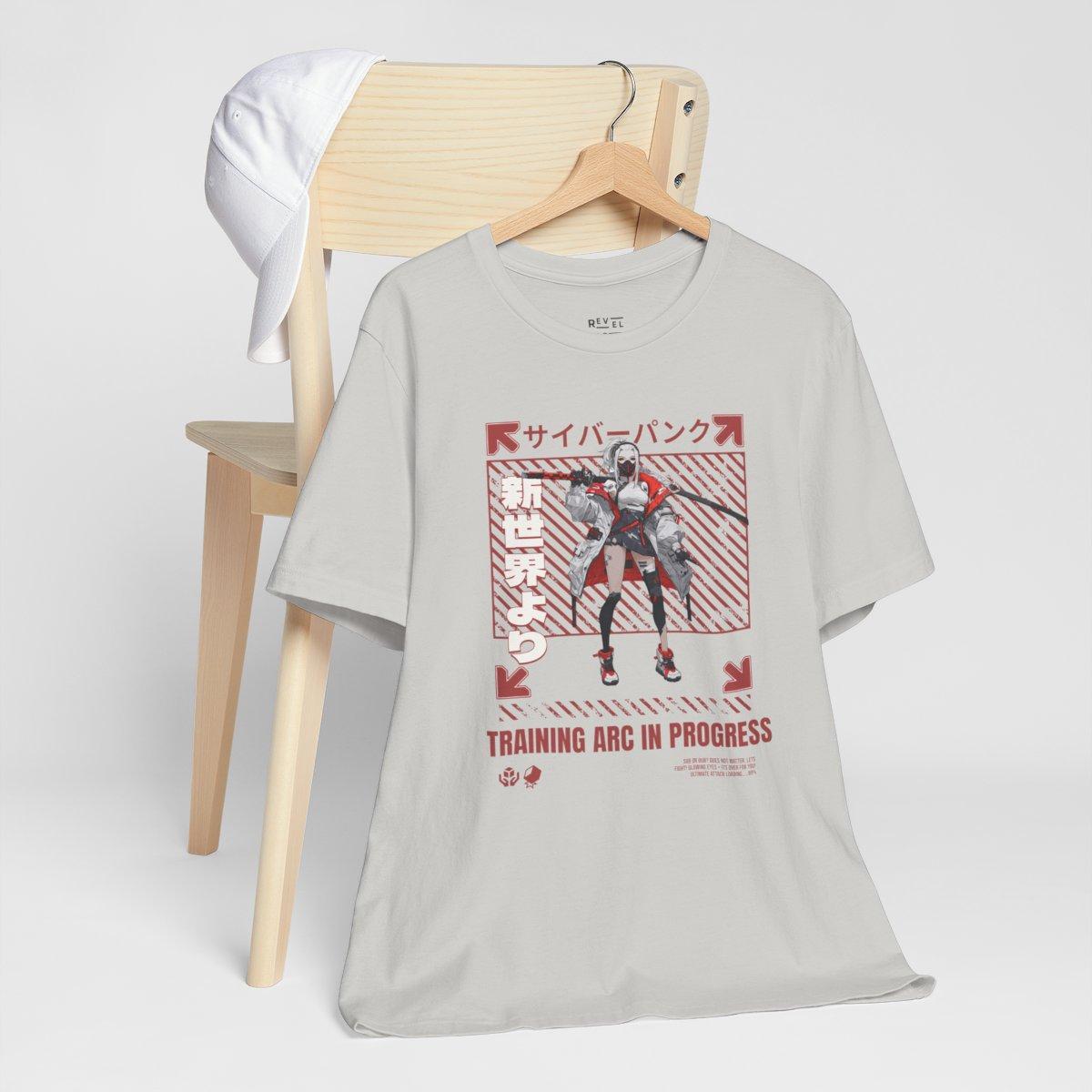 training-arc-in-progress-t-shirt-shonen-drip-collection-silver