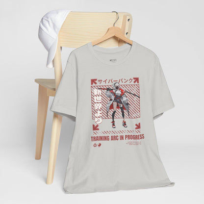 training-arc-in-progress-t-shirt-shonen-drip-collection-silver