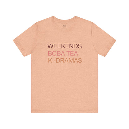 weekends-boba-kdrama-woman-tee-closeup-heather-peach