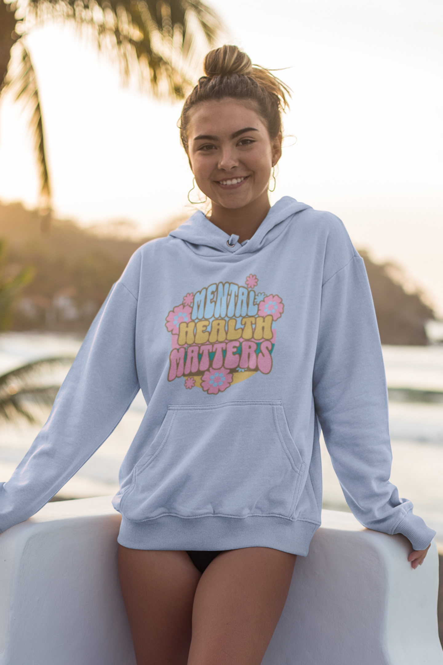 woman-wearing-mental-health-matters-hoodie-blue