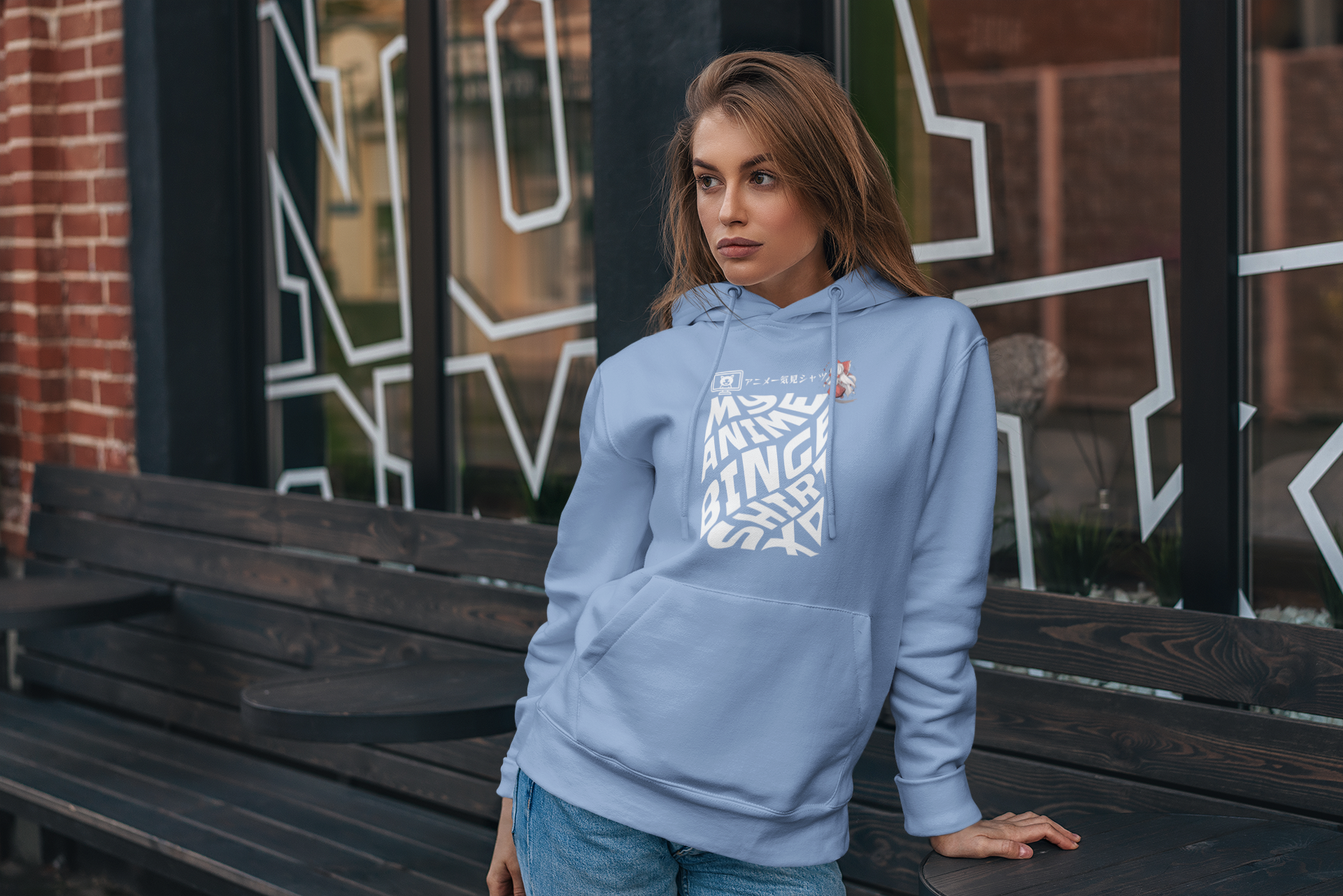 woman-wearing-blue-hoodie-that-says-my-anime-binge-shirt-xd
