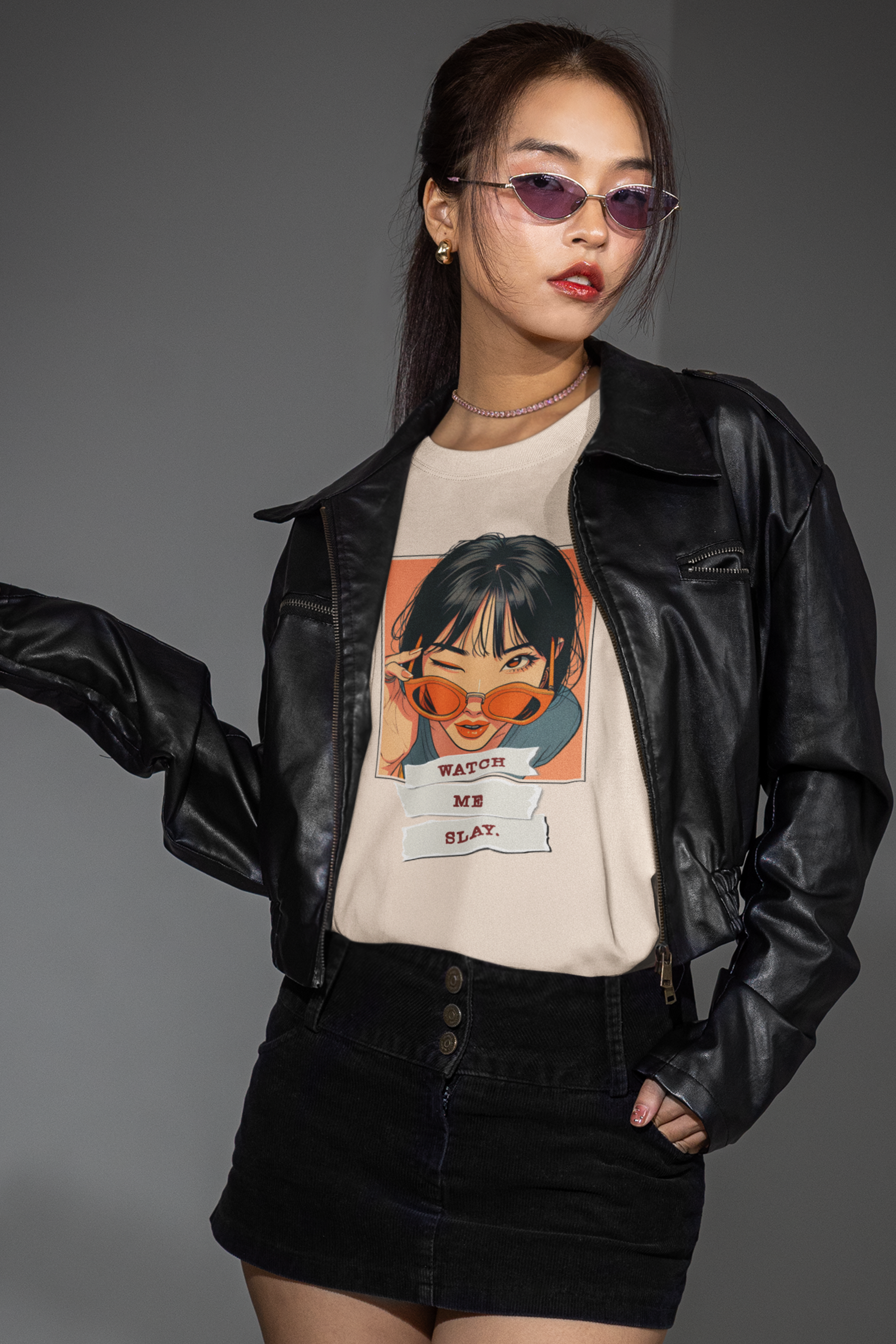 woman-wearing-watch-me-slay-woman-tee-color-cream