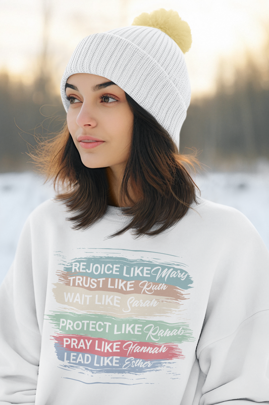 women-in-the-bible-list-women-sweatshirt-white