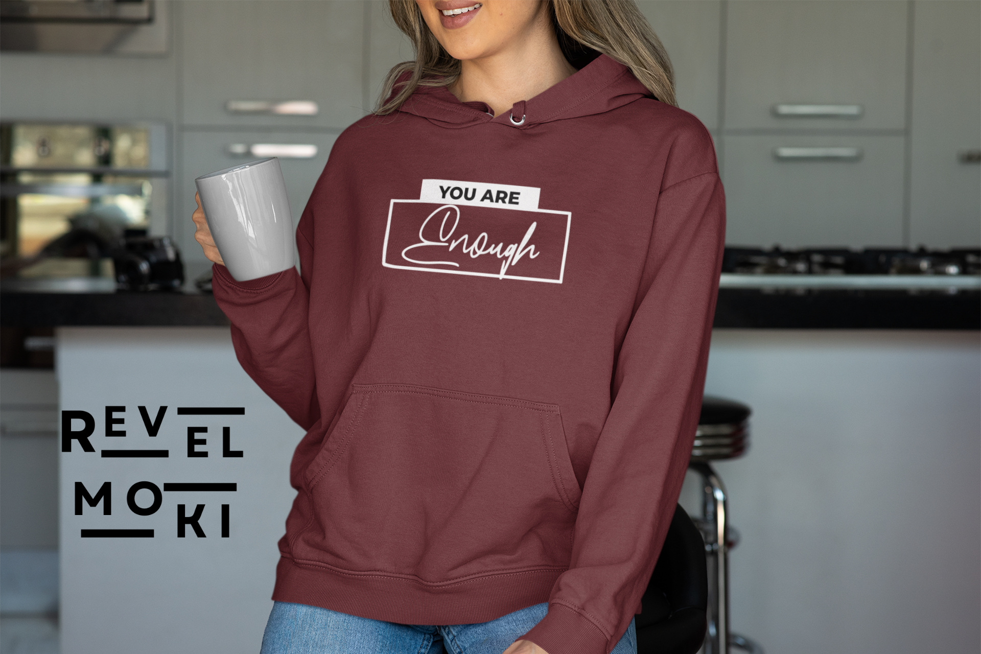 you-are-enough-front-hoodie-maoon