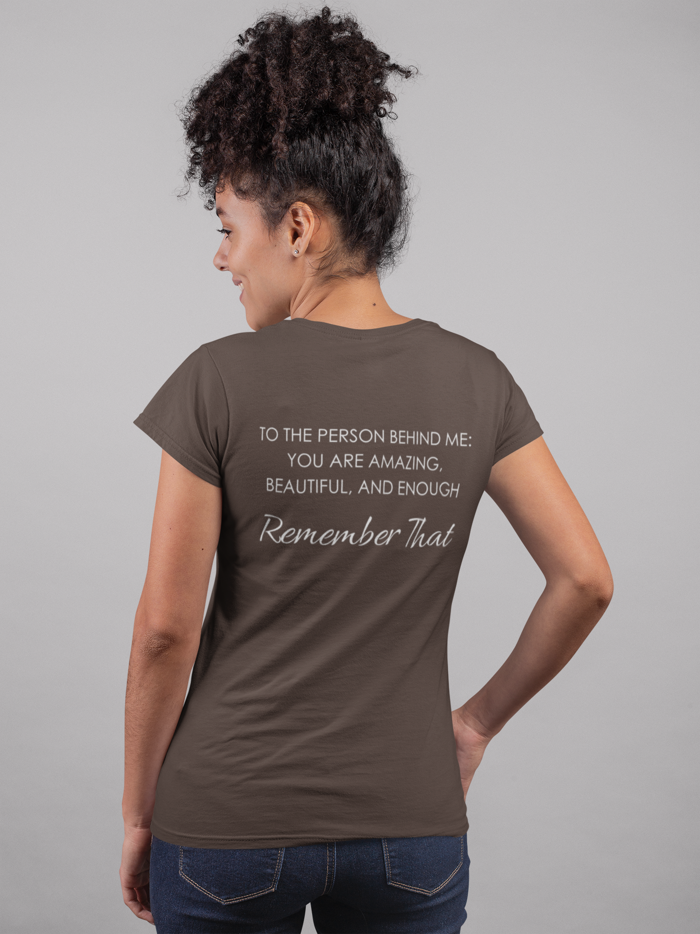 you-are-enough-woman-tee-back-dark-chocolate