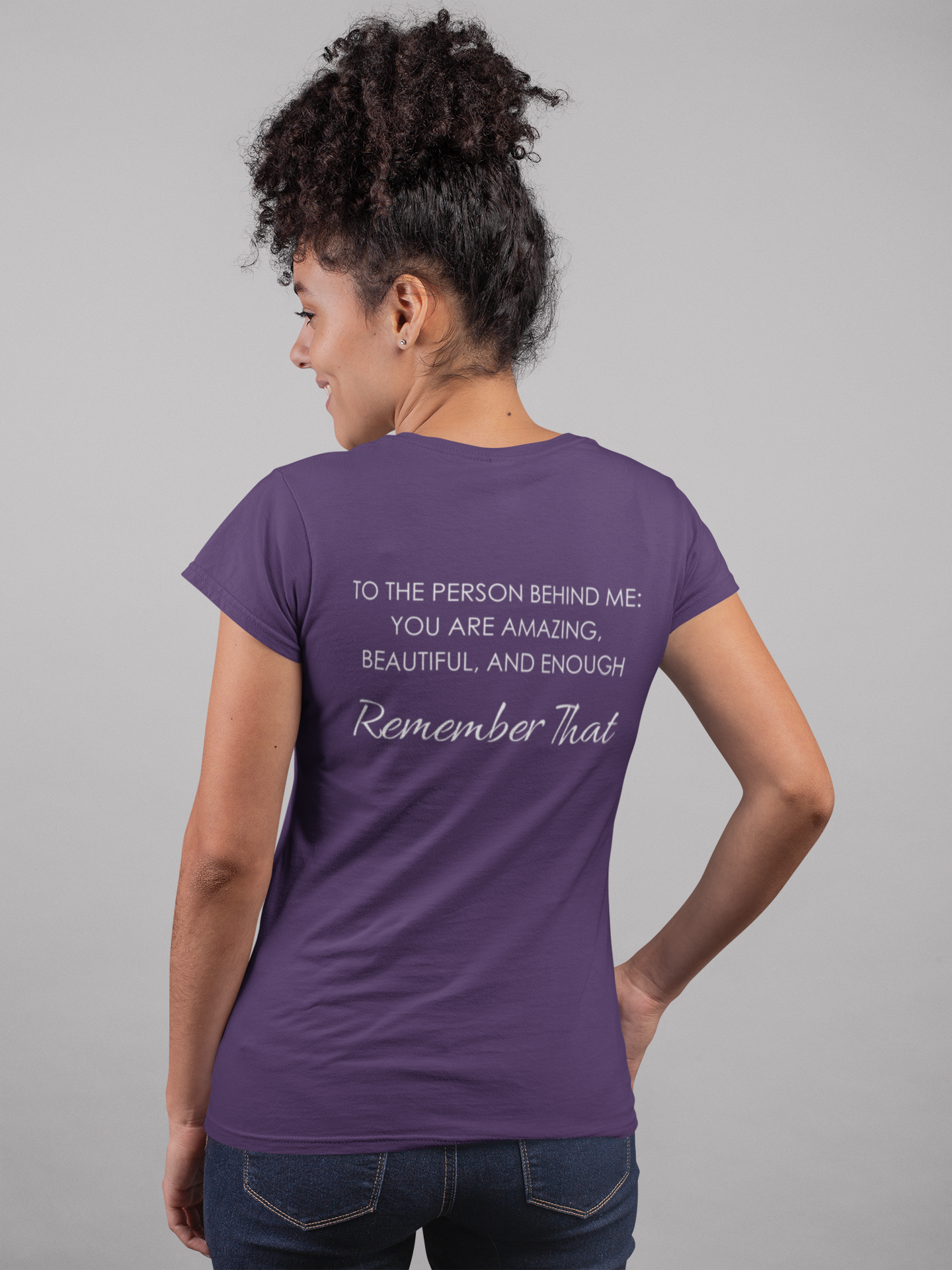you-are-enough-woman-tee-back-purple