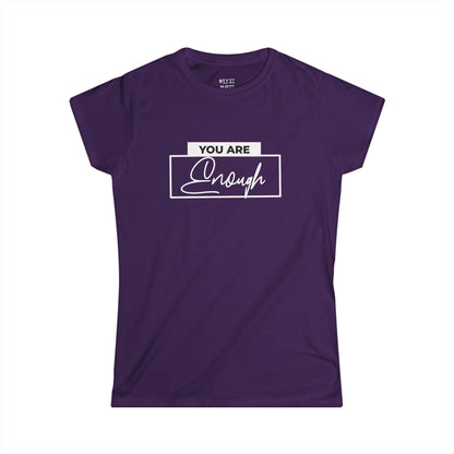 you-are-enough-woman-tee-front-purple